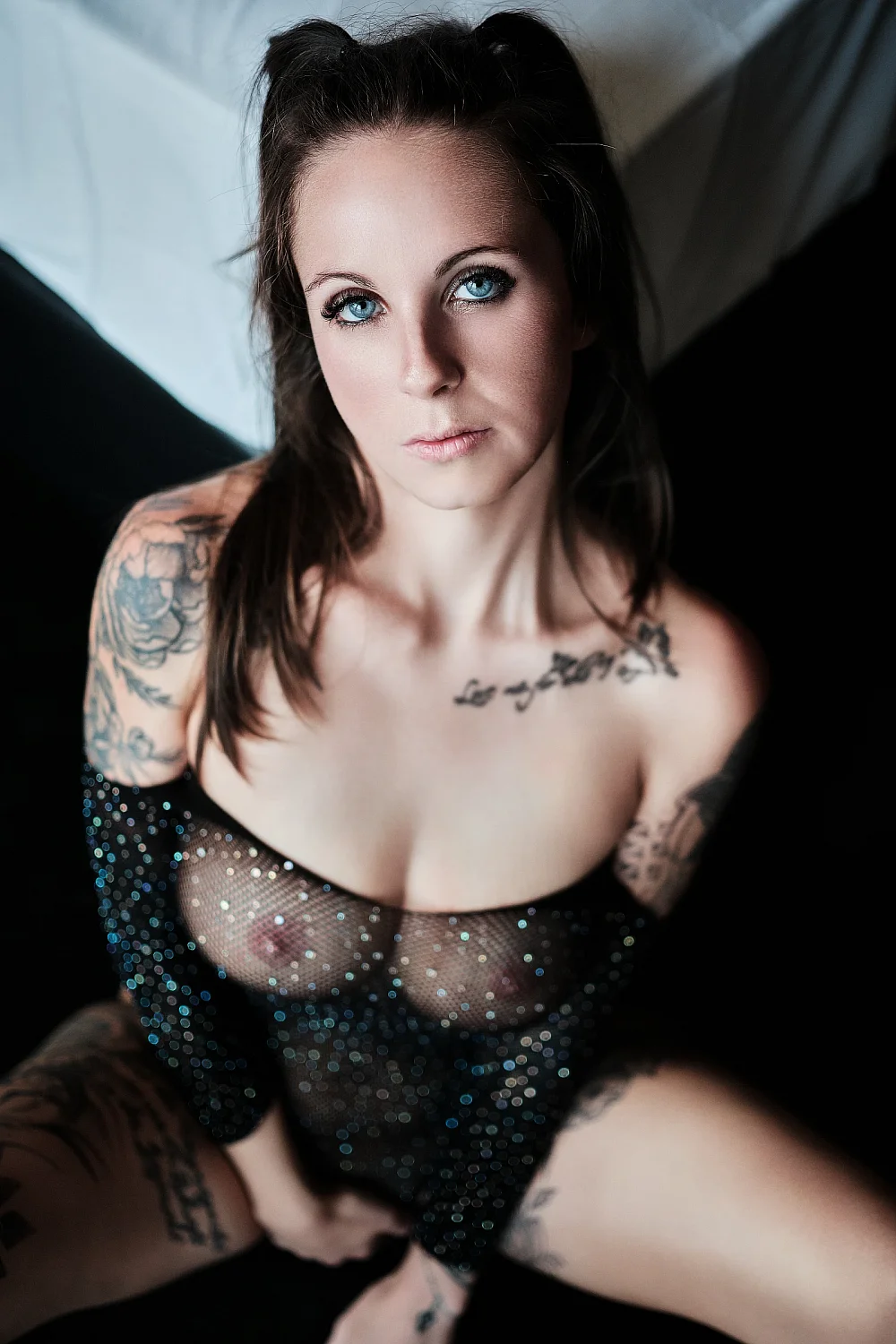 Ästhetische Boudoir-Aufnahme