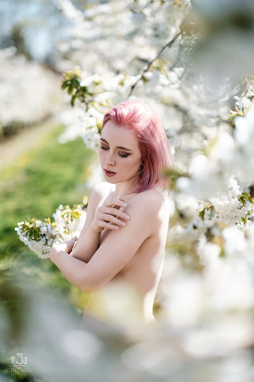 Ästhetische Boudoir-Aufnahme