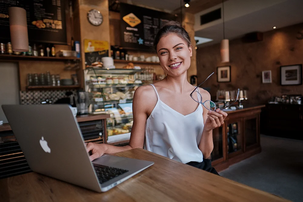 Business Portrait im Café