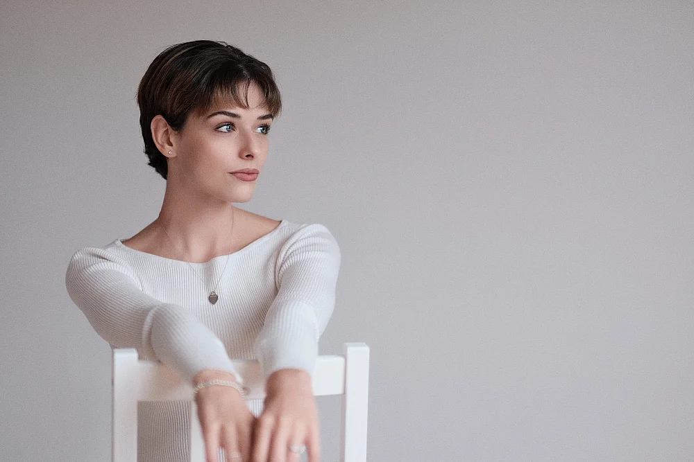 Portraitshooting Stuhlpose