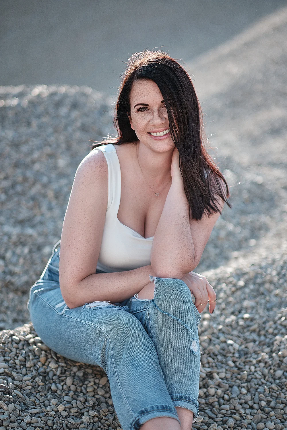 Outdoor-Portrait mit Bokeh